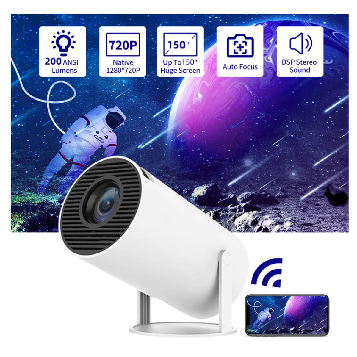 LumiNook Pocket Cinema Projector